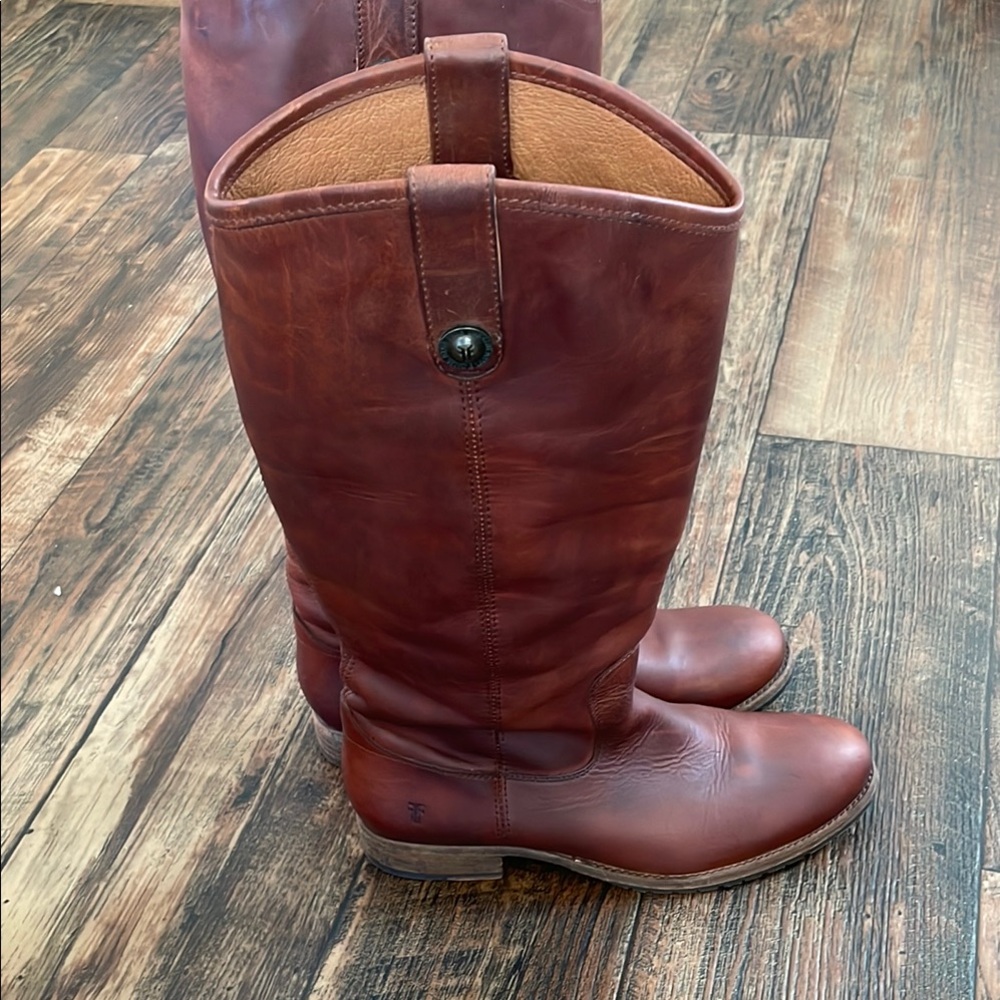 Frye Brown Over the Knee Boots - Picture 2 of 9